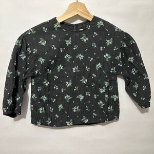 Zara Girls Floral Blouse